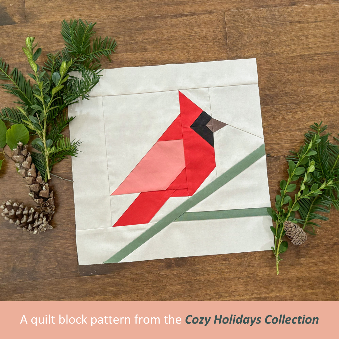 Cardinal Pretty Pattern Cardinal (PDF Pattern) โ Apples & Beavers