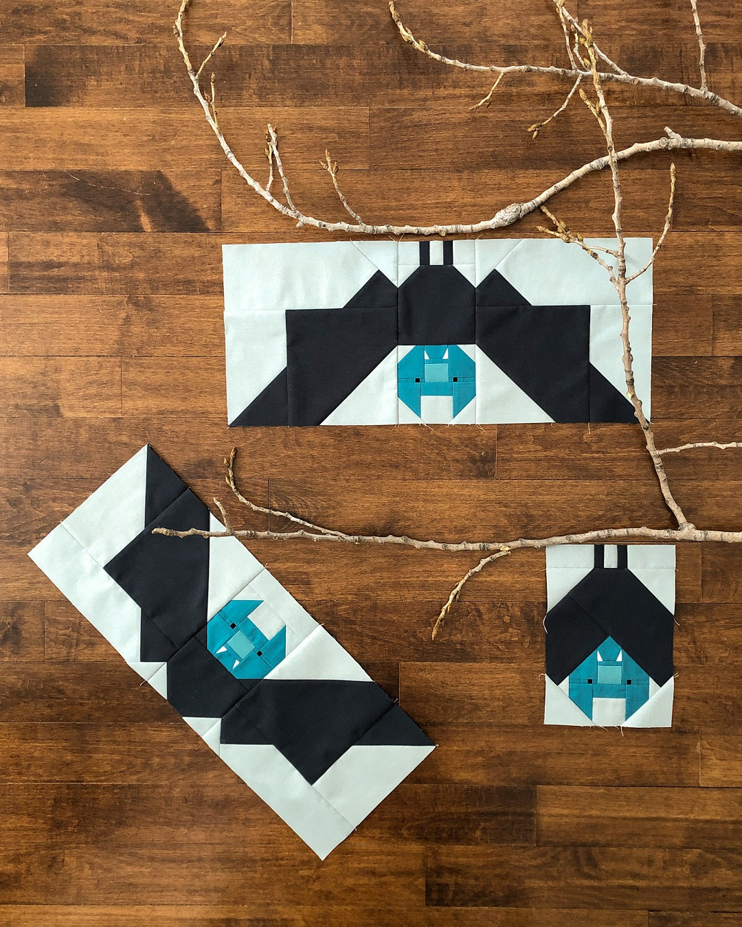 Bat Pattern Block Designs Mini Bat Buddies (PDF Pattern) – Apples & Beavers